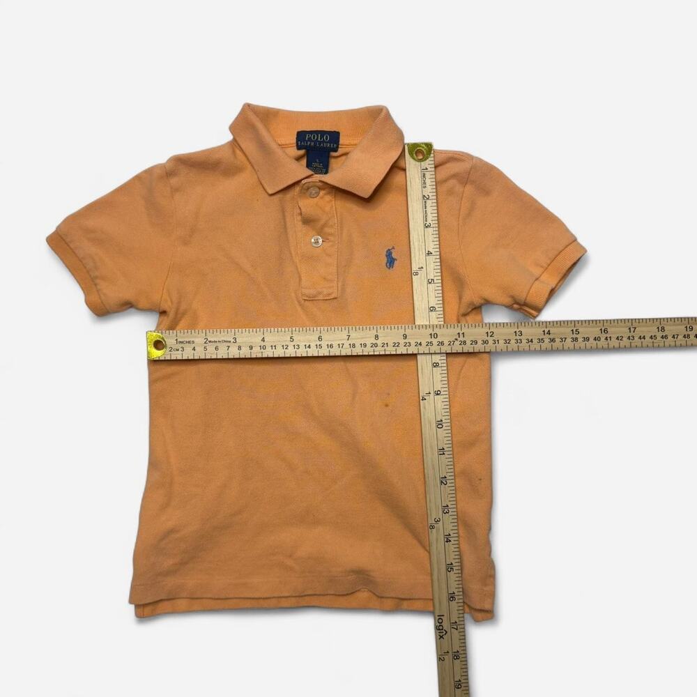 Polo Ralph Lauren Orange Polo Shirt Youth Size 5 - Picture 6 of 6